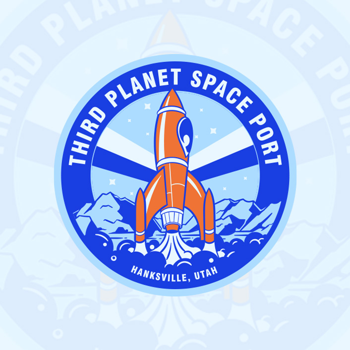 Third Planet Space Port Illustration