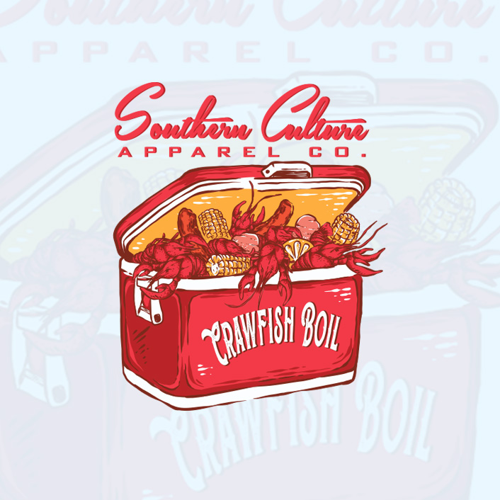 Crawfish Boil T-Shirt Design
