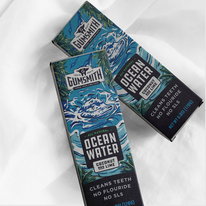 Tooth Paste Package Design