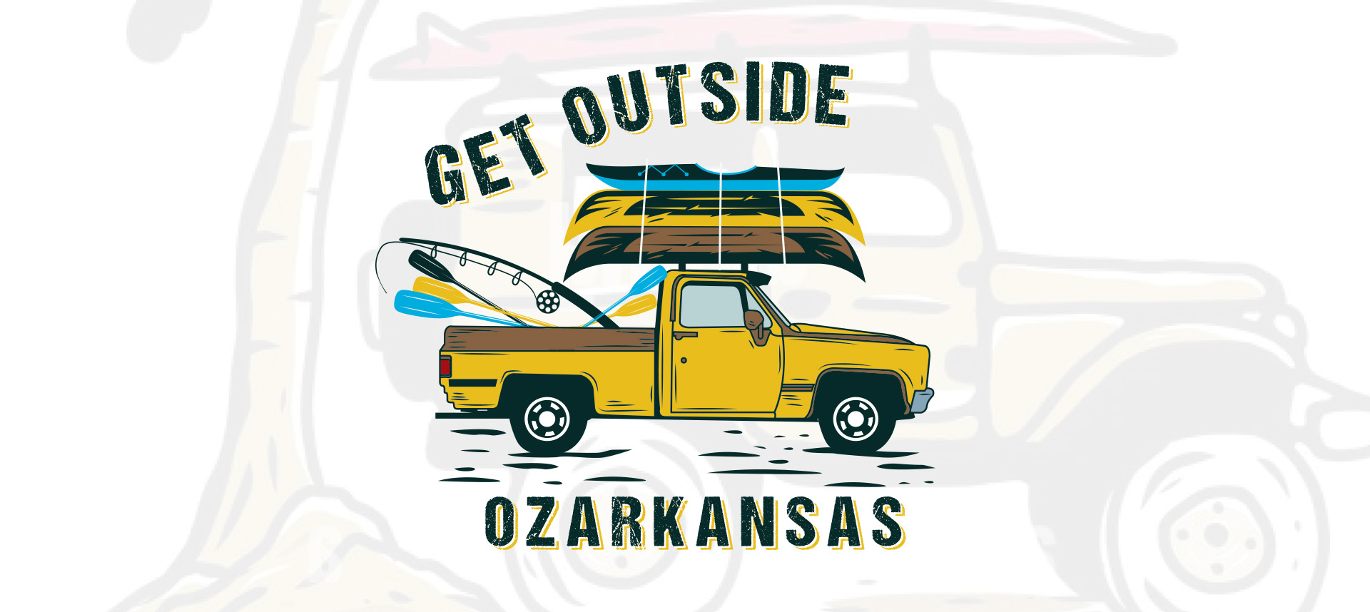 Project image of Get Outside - Ozarkansas. Adventure and Outdoor Illustration