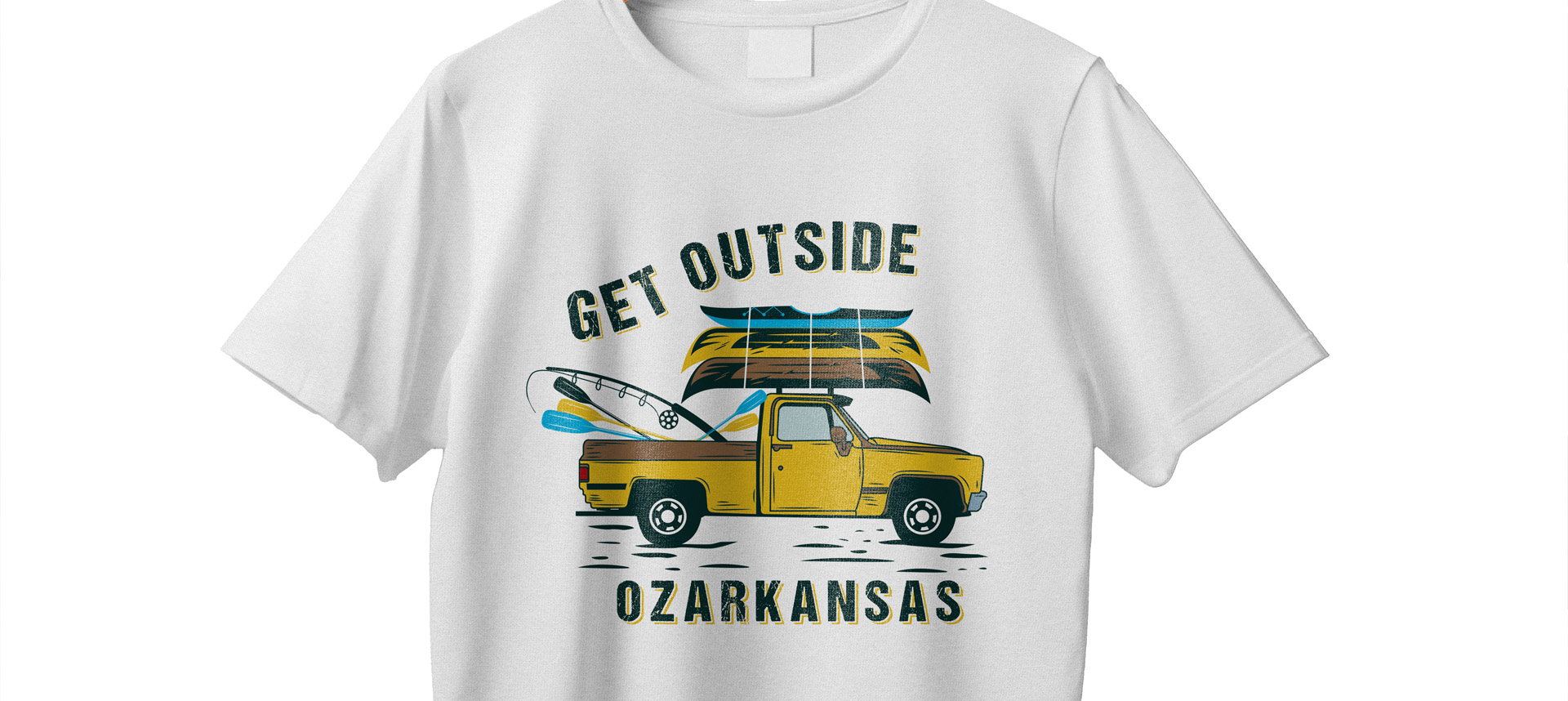 Project image of Get Outside - Ozarkansas. Adventure and Outdoor Illustration
