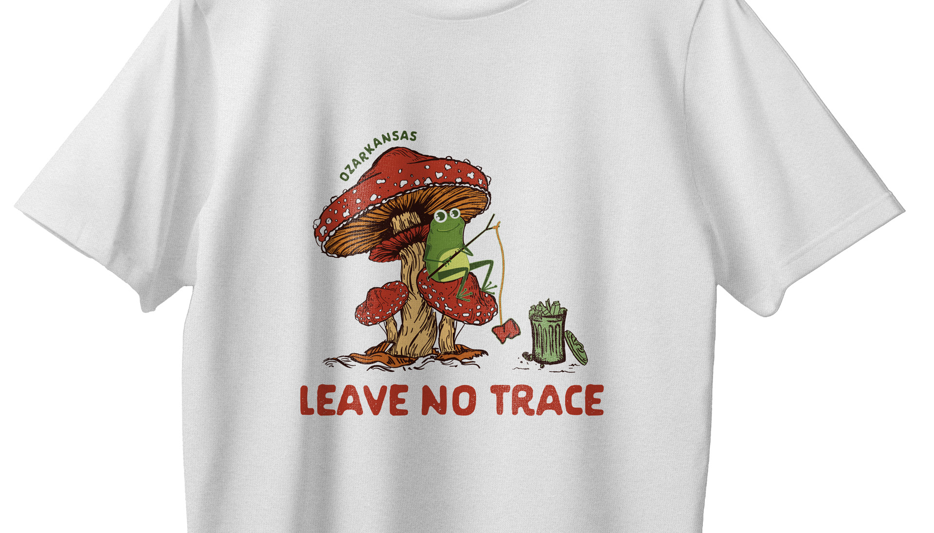 Project image of Leave no Trace. Adventure and Outdoor Illustration