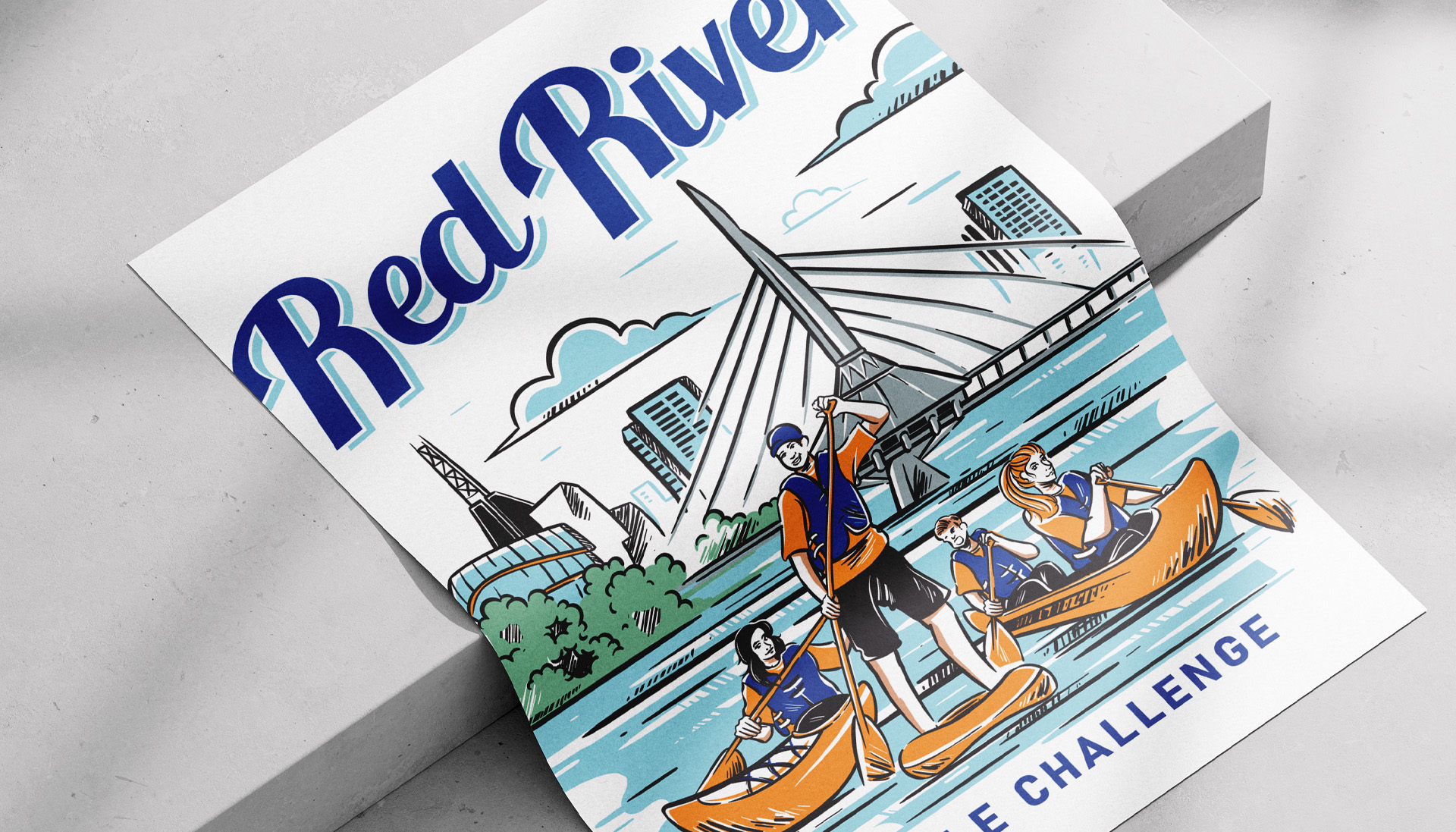 Project image of Red River Paddle, T-Shirt Design