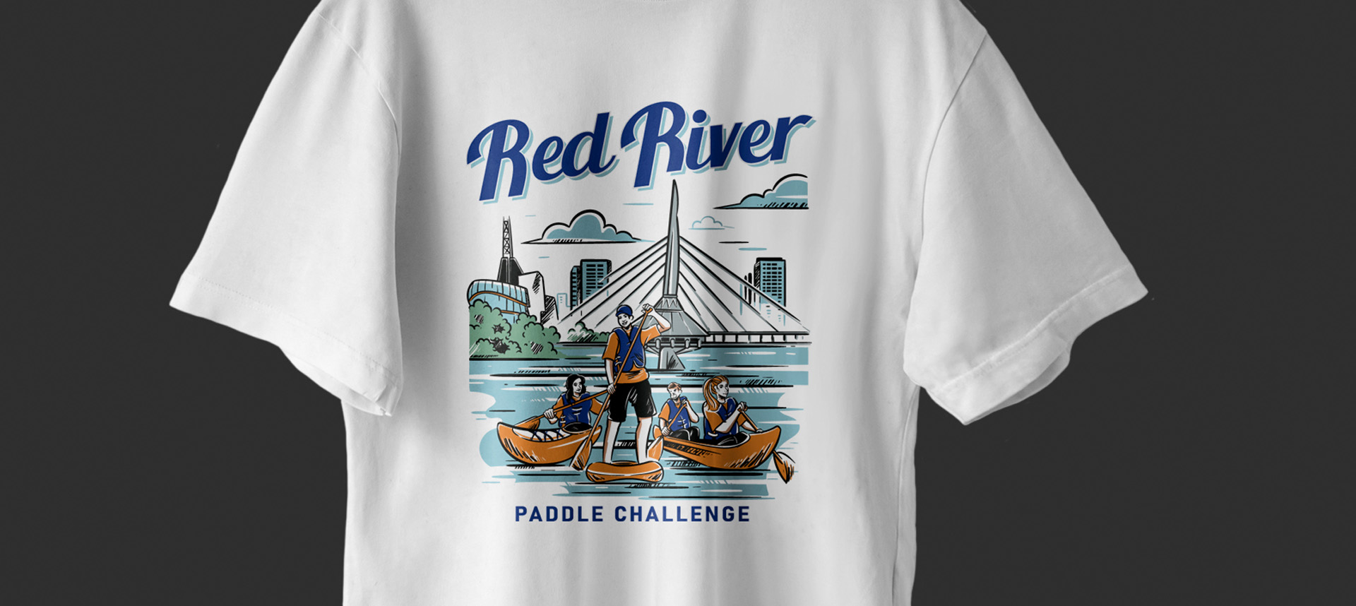 Project image of Red River Paddle, T-Shirt Design