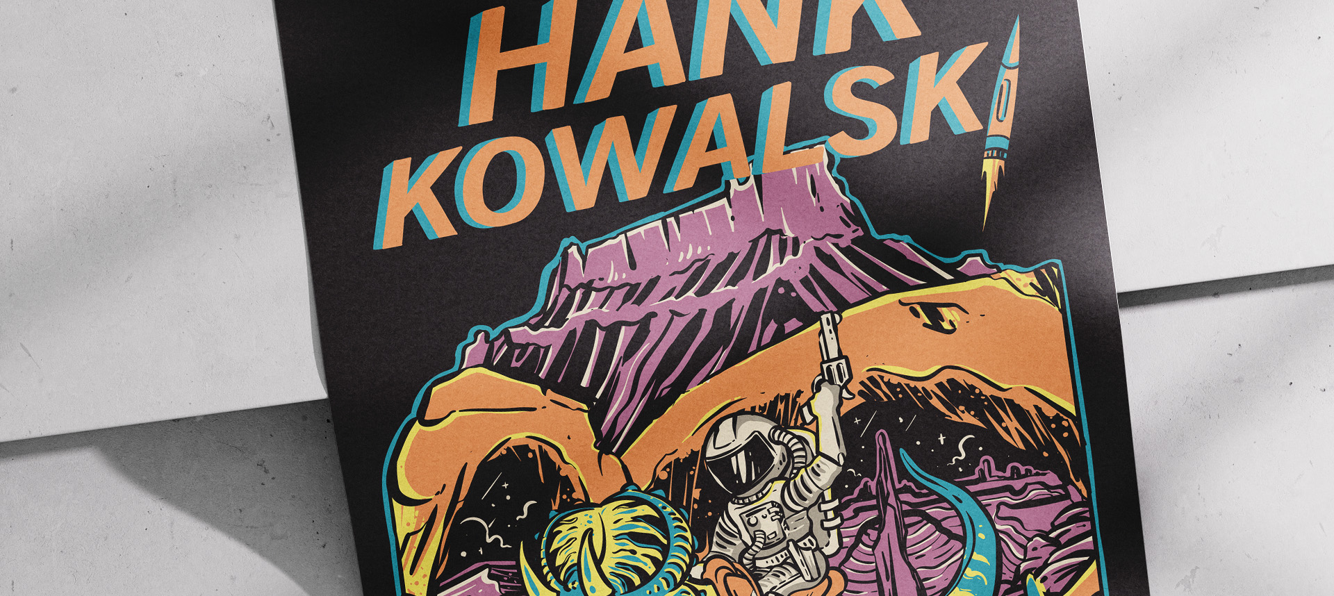 Project image of Hank Kowalski Illustration Design