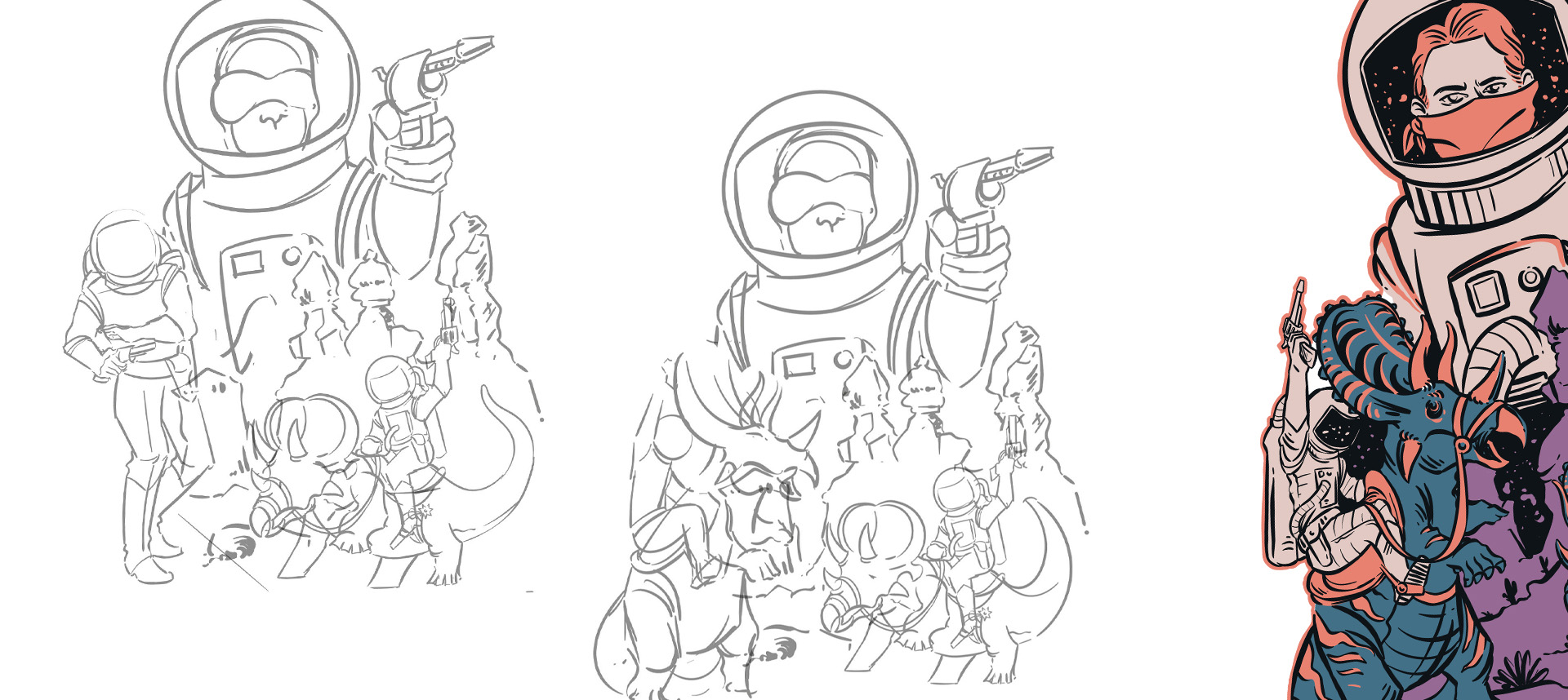 Project image of Hank Kowalski Illustration Design