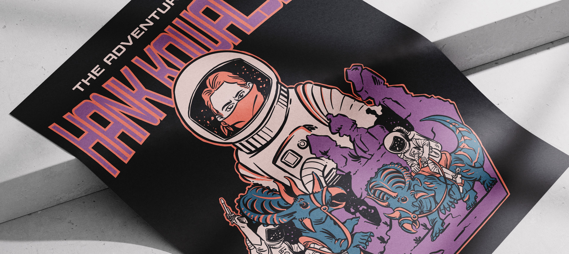 Project image of Hank Kowalski Illustration Design