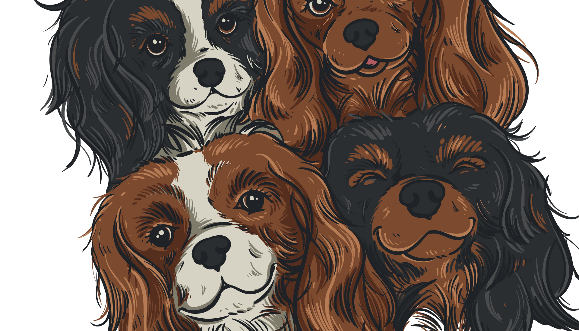 Project image of Girls Just Wanna Have Cavaliers T-Shirt Design