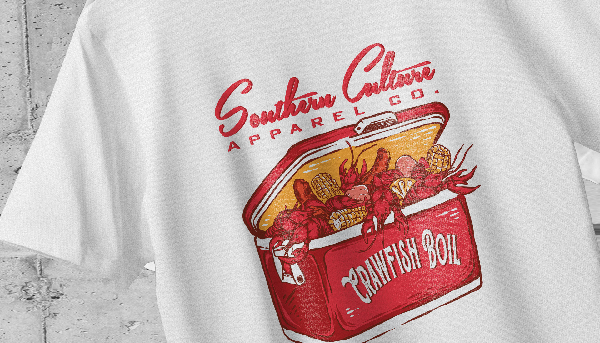 Project image of Crawfish Boil T-Shirt Design